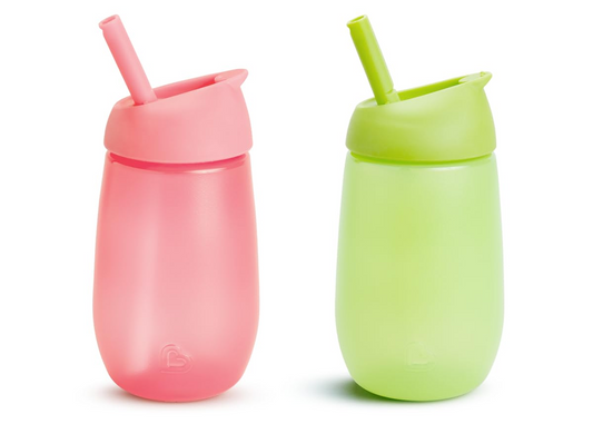 MUNCHKIN SIMPLE CLEAN pohár so slamkou x2 296ml 12 mesiacov+