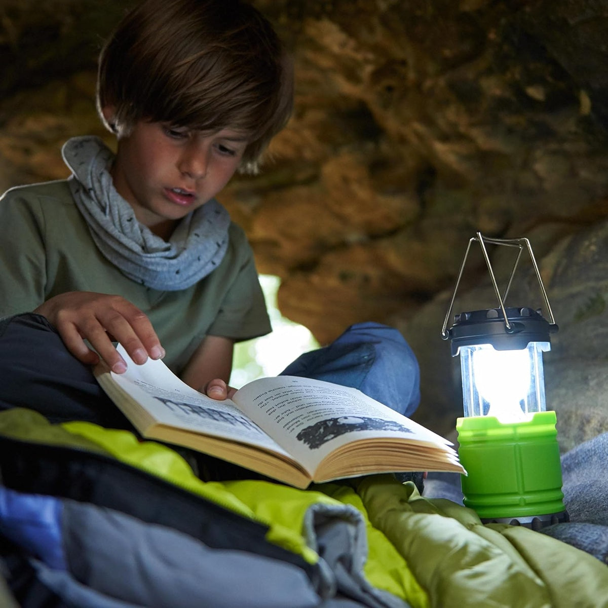 HABA Terra Kids draagbare LED-lamp met handgrepen en opbergruimte 8,5 x 19 cm