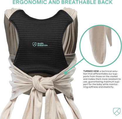 KOALA BABYCARE elastische draagdoek voor maximaal 15 kg