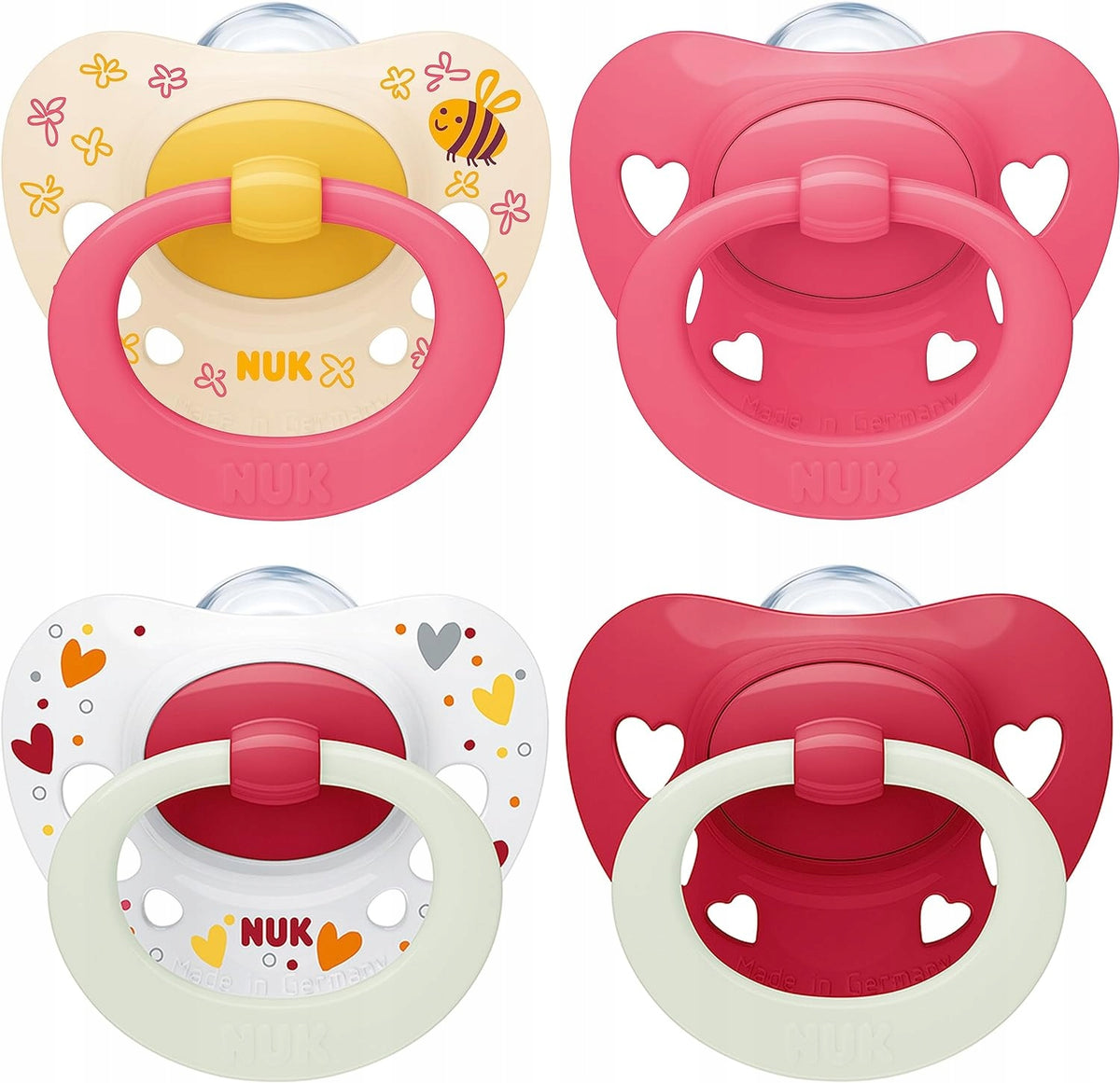 NUK SIGNATURE DAY&NIGHT Schnuller x4 6-18 Monate