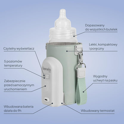 Încălzitor portabil pentru biberoane LIONELO Thermup Go Evo