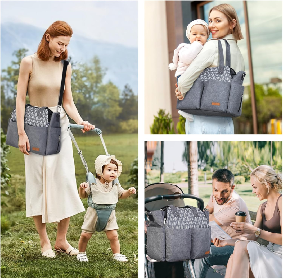 LEKEBABY kinderwagenzak + aankleedkussen