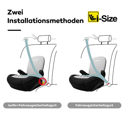 LETTAS I-SIZE autostoel verhoogkussen groep III met ISOFIX