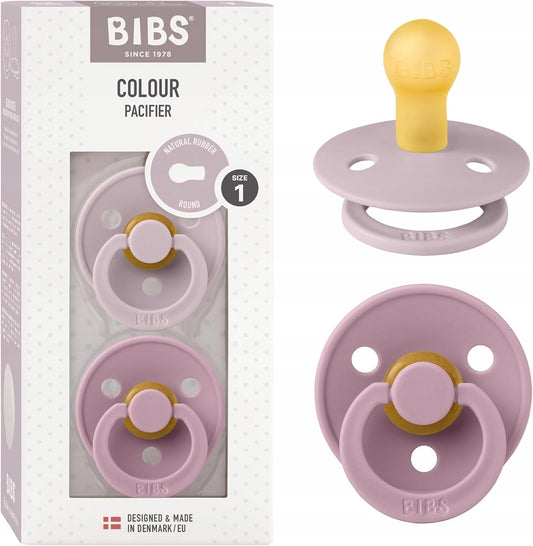 BIBS COLOUR cumlíky 2 ks kaučuk 0–6 mesiacov