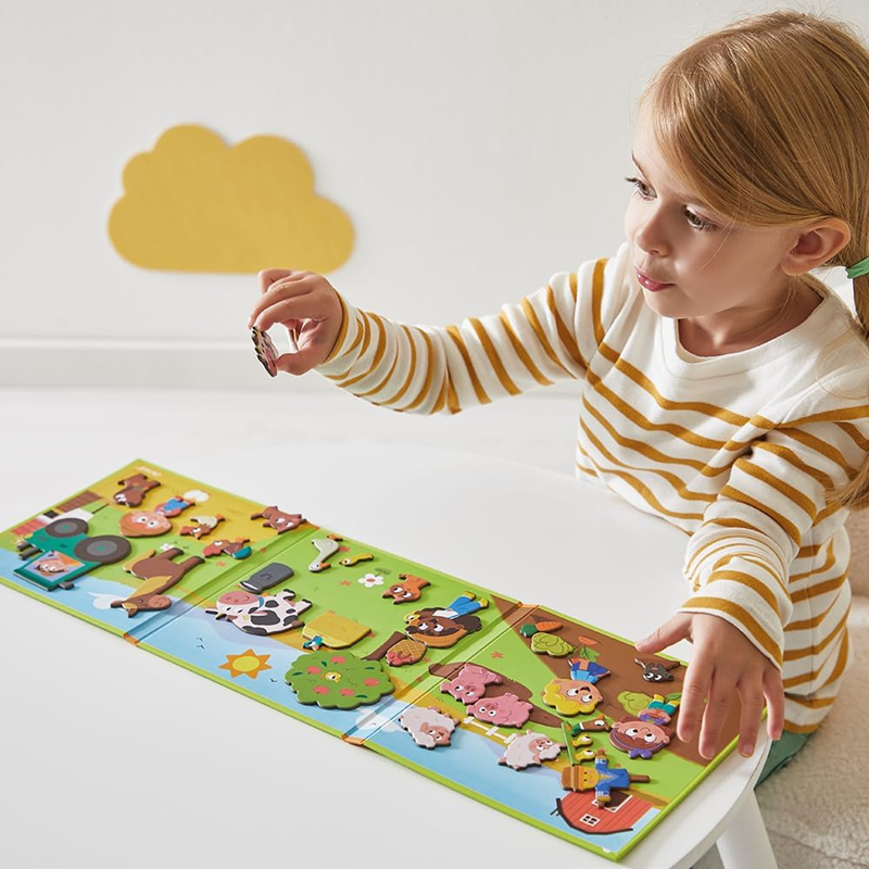 JANOD Magneti'Stories Bauernhof Magnetpuzzle 30 Magnete