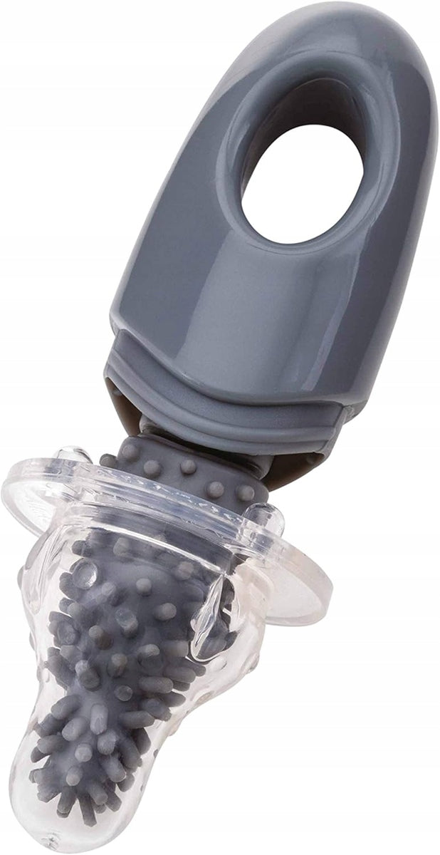 NUBY 2in1 spazzola per la pulizia di tettarelle e biberon 30 cm + supporto