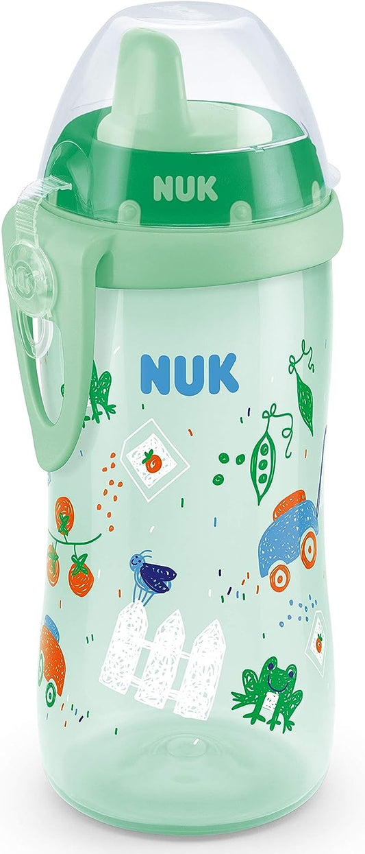 NUK Kiddy Cup BOTTIGLIA con clip 300 ml