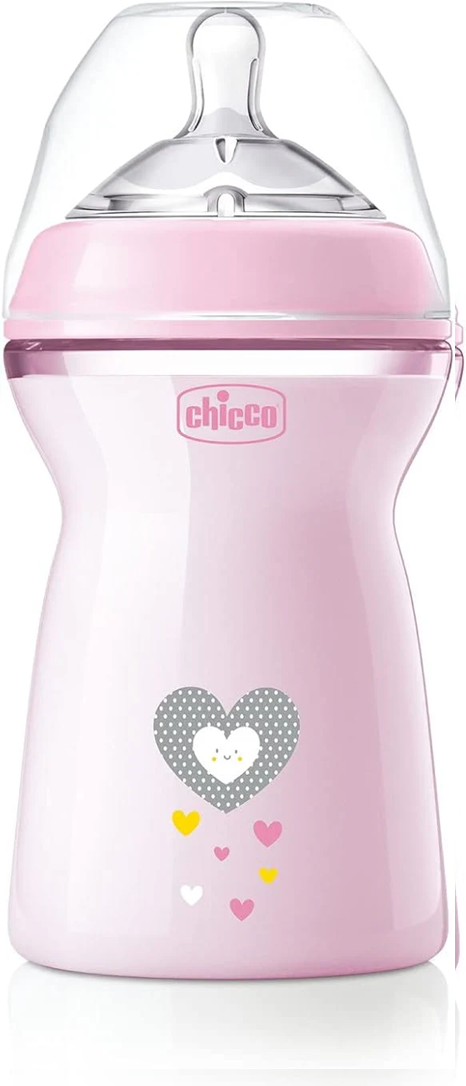 CHICCO NaturalFeeling fles 330 ml 6 m+ snelle stroom