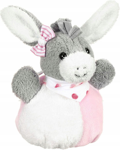 STERNTALER Ezeltje Emmi knuffel met ritselend papier 15 cm