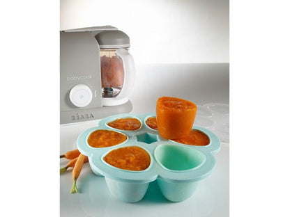 BEABA stampo per alimenti in silicone 6x 90ml