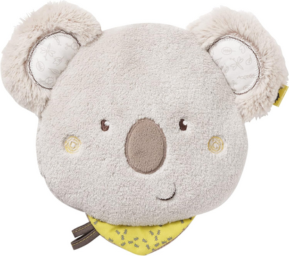 FEHN Koala Australië pluchen warmtekussen met kersenpitten 20 x 20 cm