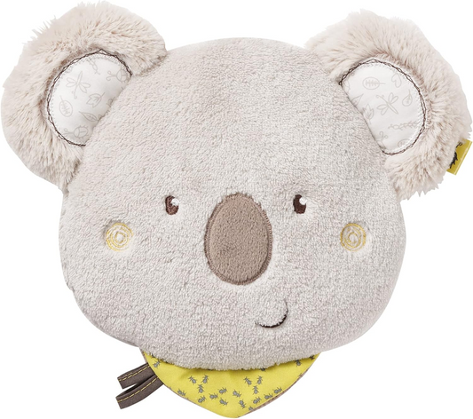 FEHN Koala Australië pluchen warmtekussen met kersenpitten 20 x 20 cm