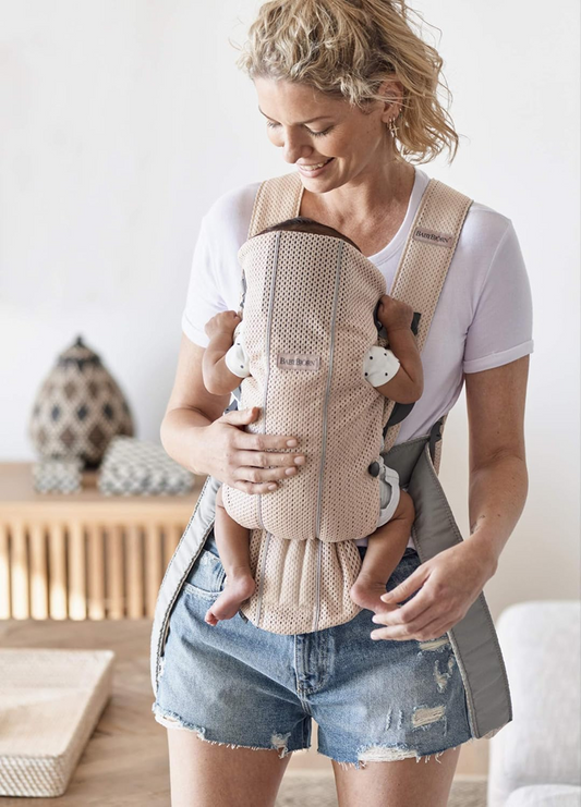 BABYBJORN MINI portabebés ergonómico 3-11kg AIRY MESH