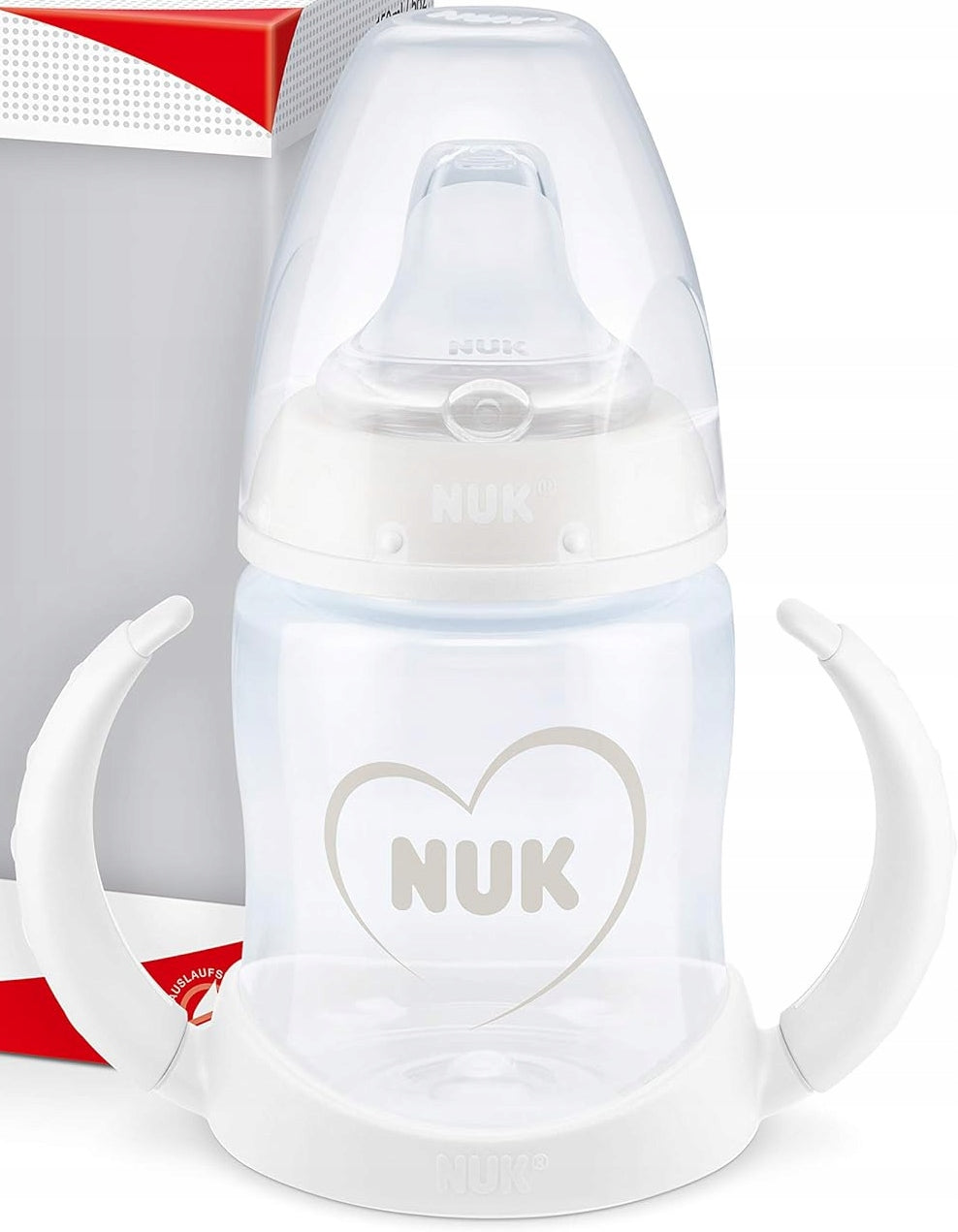 NUK Ποτηράκι εκμάθησης 150 ml με ένδειξη θερμοκρασίας ΣΧΕΔΙΟ ΚΑΡΔΙΑ
