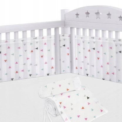 YEAHBOOM mesh crib bumper