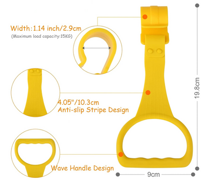 JOY PLUS siliconen handgrepen voor het bedje die het kind helpen opstaan 4 stuks