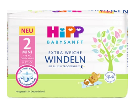 HIPP wegwerpluiers maat 2 4-8kg x31