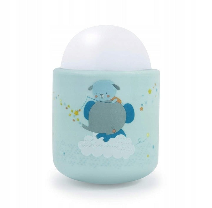 PABOBO Nomade bezprzewodowa lampka nocna 8x5 cm, zielona, LED dla spokojnego snu dziecka