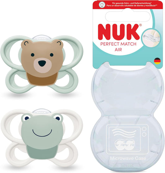 NUK Perfect Match Air succhietto 0-6 mesi x2