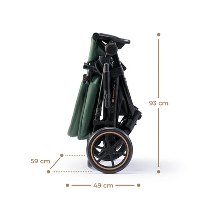KINDERKRAFT PRIME2 PRO 3-in-1 multifunctionele kinderwagen tot 22kg + autostoeltje MINK PRO