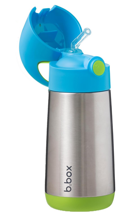 B.BOX nerezová termolahev s brčkem 350 ml