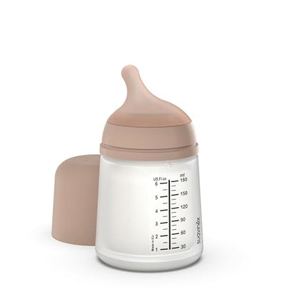 Suavinex Zero Zero butelka antykolkowa 180 ml 0+ Adaptable Flow A