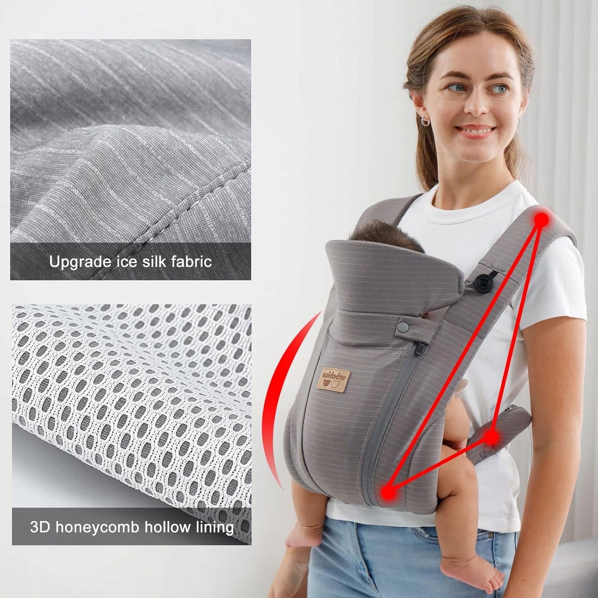 VRBABIES ergonomické nosítko