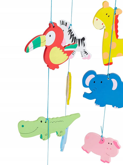 BIECO houten mobiel NOACH'S ARK 15 dieren