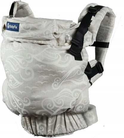 DIDYMOS DidyFix nosidełko ergonomiczne 0-25kg beżowe, regulowane, do noszenia przodem i na plecach