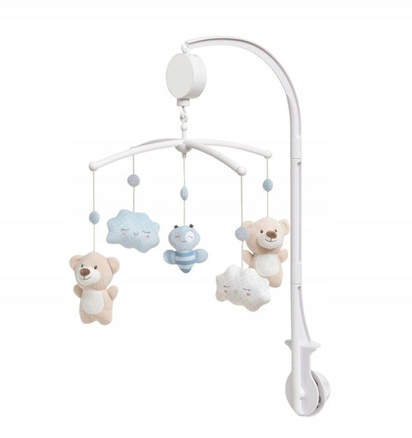 INTERBABY mobile musical pour lit bébé OURS et NUAGES