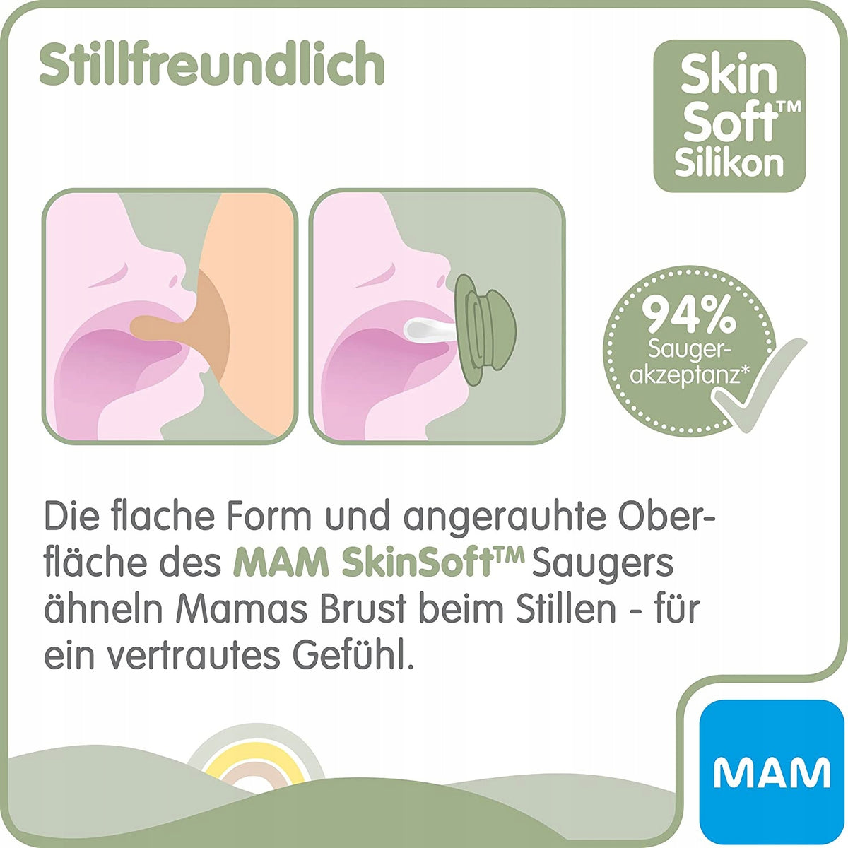 MAM ORIGINAL PURE Schnuller x2 0-6m