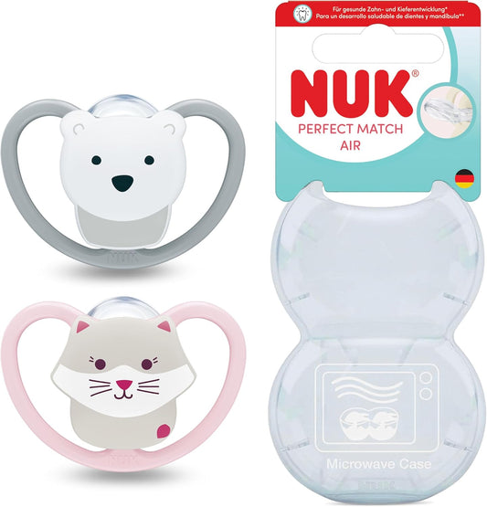 NUK Perfect Match Air dudlík 18–36m x2