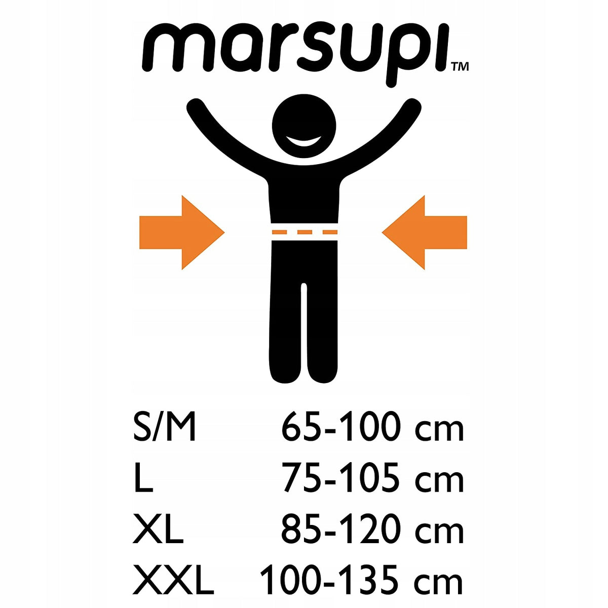 MARSUPI 2.0 ergonomické nosítko S/M 3,5 - 15 kg