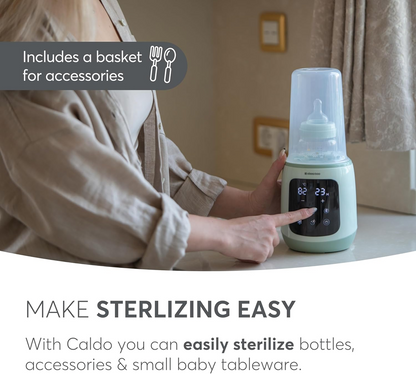 KIKKA BOO CALDO sterilisator en flessen- en potjesverwarmer 4-in-1