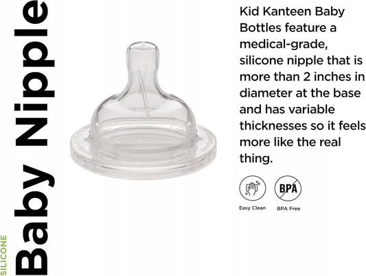 KID KANTEEN Flaschensauger x2 mittlerer Durchfluss