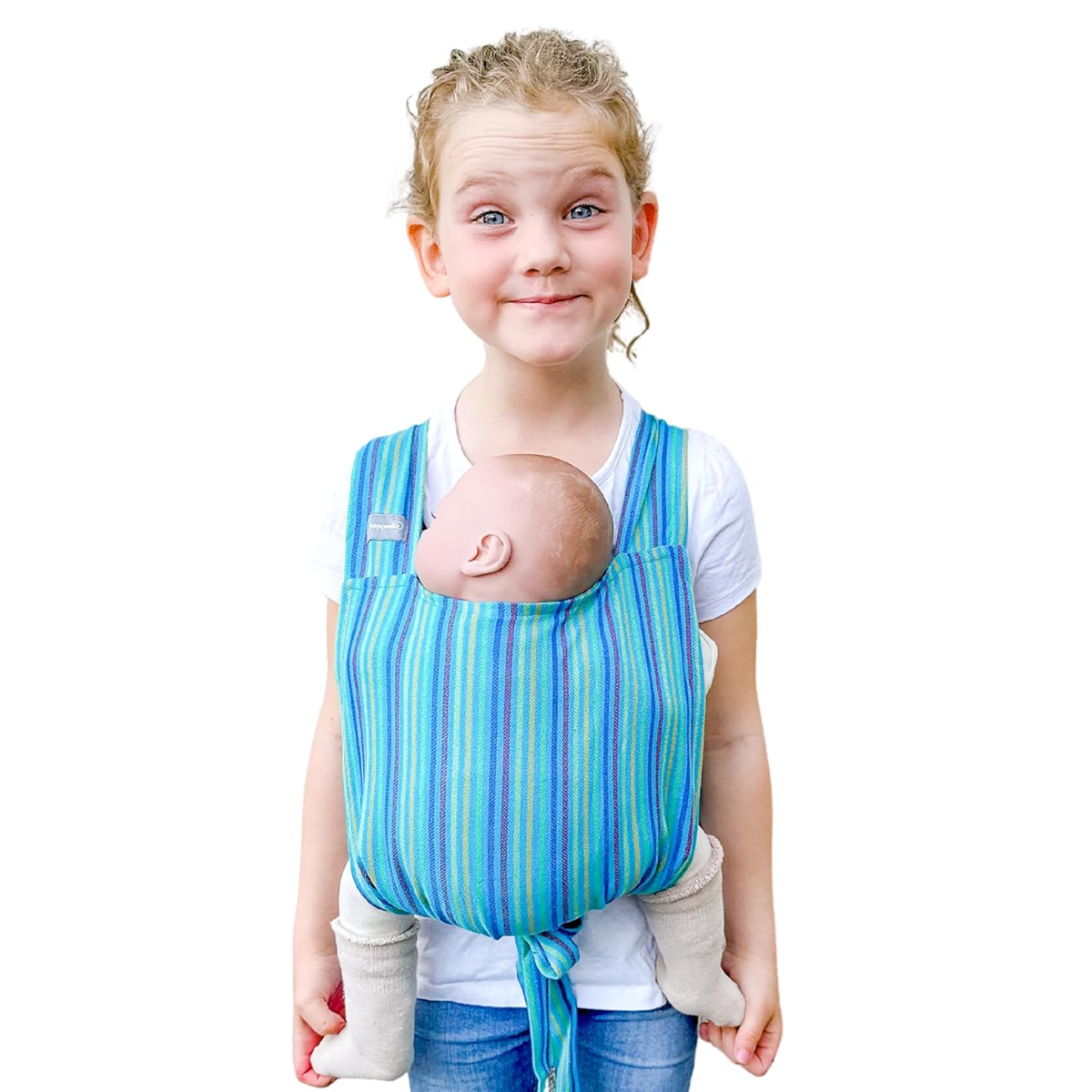 HOPPEDIZ zachte draagzak voor poppen en knuffels