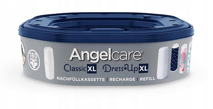 ANGELCARE Classic XL cestino per pannolini usati + ricarica Dress Up