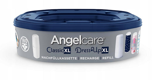 ANGELCARE Classic XL cestino per pannolini usati + ricarica Dress Up