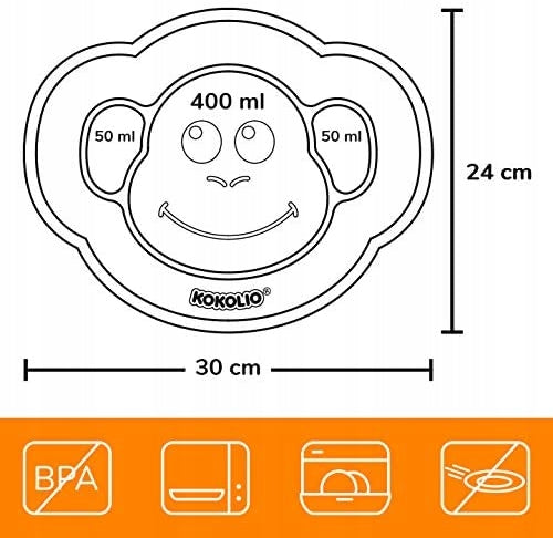 KOKOLIO placemat bord 3 VAKKEN antislip