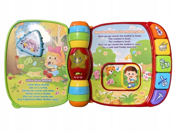 VTECH Rhymes Book elektroniczna książeczka edukacyjna JĘZYK ANGIELSKI
