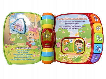 VTECH Rhymes Book elektroniczna książeczka edukacyjna JĘZYK ANGIELSKI