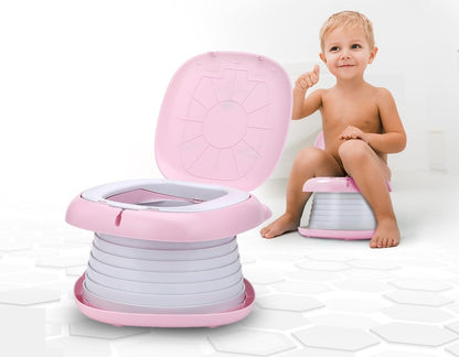 NK toilette da viaggio pieghevole portatile + borsa e custodia