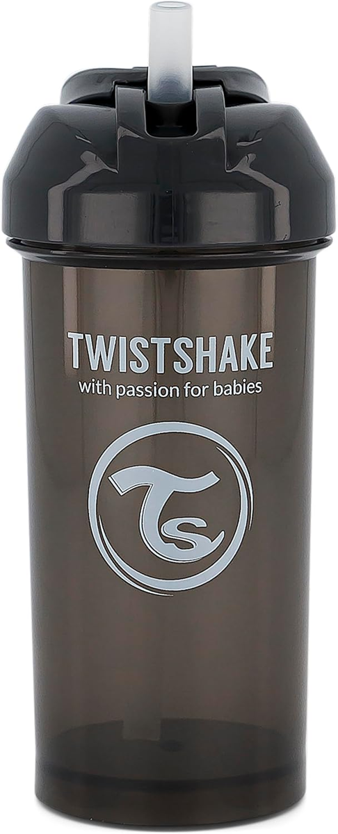 TWISTSHAKE Vaso antigoteo con pajita 360 ml 6 m+