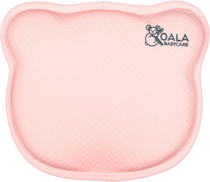 KOALA BABYCARE poduszka niemowlęca 0+ poszewka, różowa poduszka ergonomiczna dla niemowląt