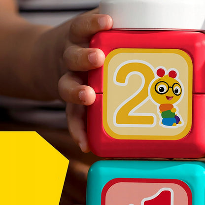 BABY EINSTEIN Connectables Add & Stack mágneses építőkockák 6 db