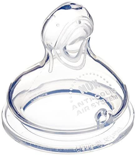 NUK First Choice silicone nipples M 6 18m x2