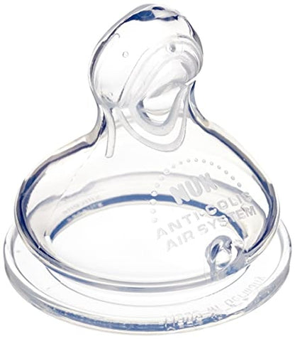 NUK First Choice silicone nipples M 6 18m x2