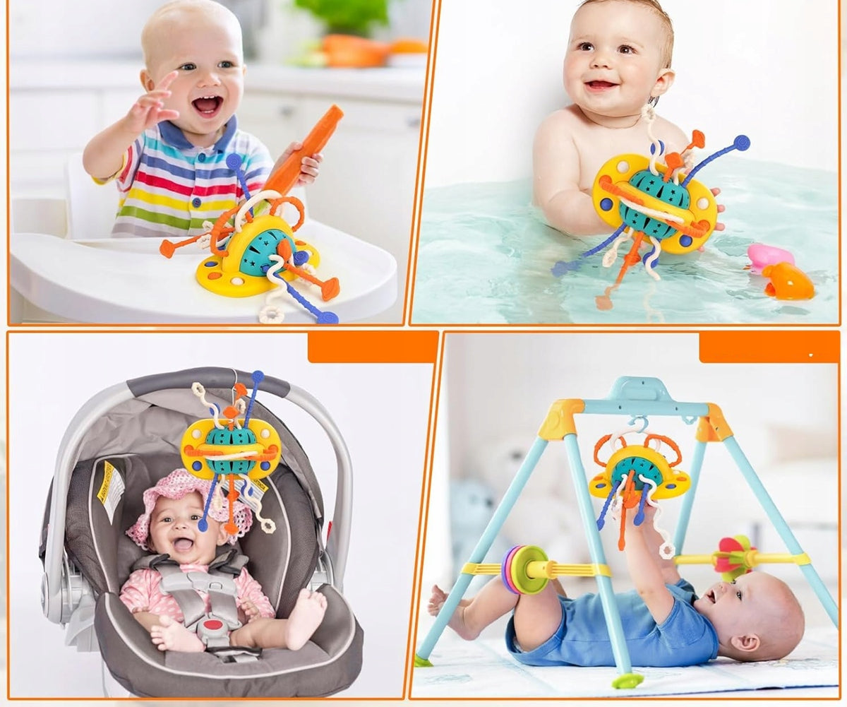 BAMBEBE Montessori siliconen sensorisch speelgoed met zuignap