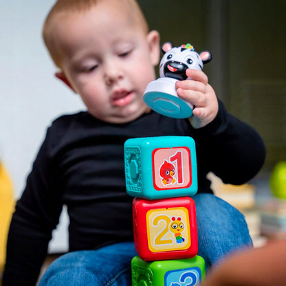 BABY EINSTEIN Connectables Add & Stack mágneses építőkockák 6 db