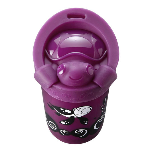 TOMMEE TIPPEE No Knock pohár s náustkem 300 ml 18 m+ ŽELVA